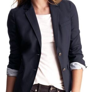 Gap "The Academy" navy blue two button blazer